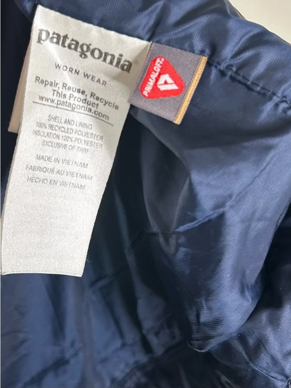 Patagonia Nano Puff Jacket Full Zip Dark Navy Men’s Size Large STY 84212 - Picture 9 of 16